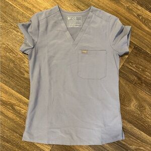 FIGS Technical Collection Scrub Top in Gray